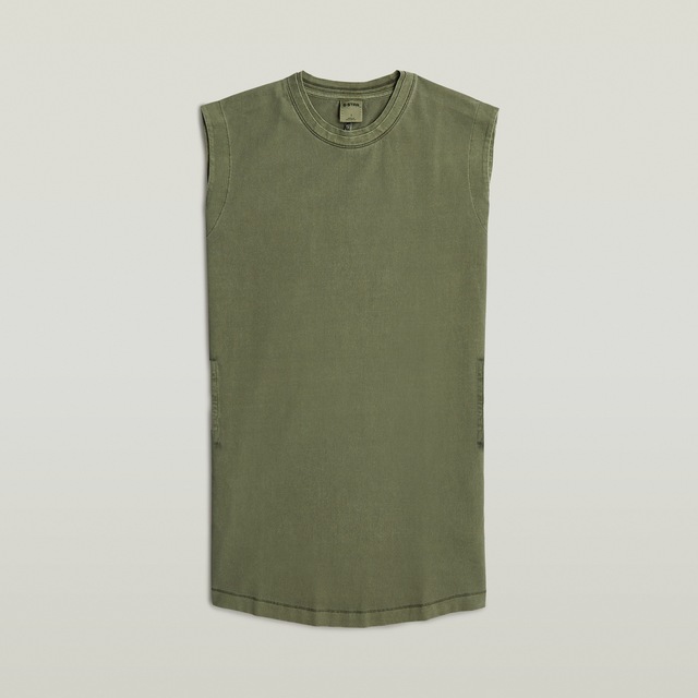 G-STAR Jerseykleid Eingrifftaschen mit Taschen in der Seitennaht