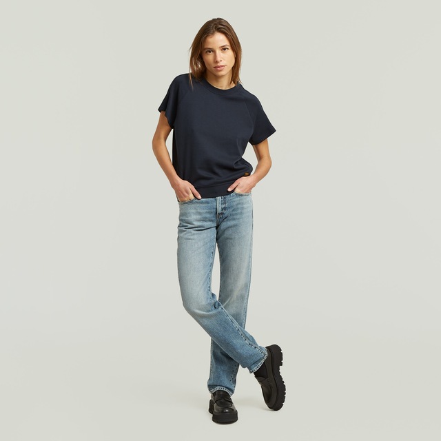 G-STAR T-Shirt »Raglan« Rundhalsform, mit angesetztem Bündchen