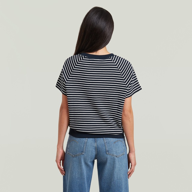 G-STAR T-Shirt »Raglan« Rundhalsform, mit angesetztem Bündchen