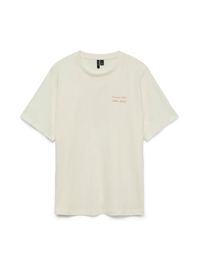 Vero Moda Kurzarmshirt »VMYVONNE CATY SS TOP BOX JRS« mit Rückenprint
