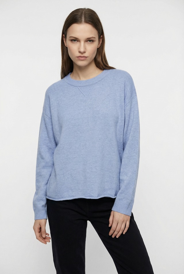 Vero Moda Strickpullover »VMBOOM LS O-NECK PULLOVER BOO« mit Rundhalsausschnitt