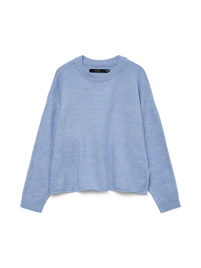 Vero Moda Strickpullover »VMBOOM LS O-NECK PULLOVER BOO« mit Rundhalsausschnitt