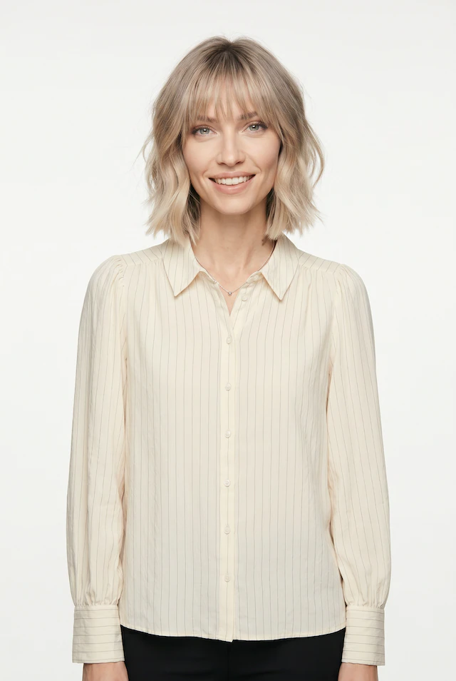 Vero Moda Hemdbluse »VMMILLIE LS SHIRT WVN GA« mit Streifen