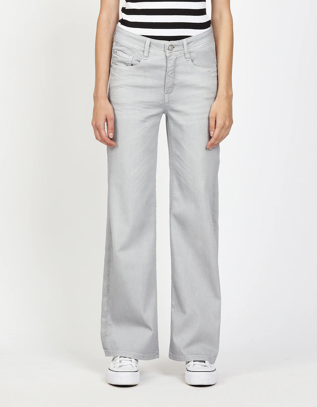 GANG Weite Jeans »94AMELIE WIDE« mit geradem Beinverlauf, weicher Denim
