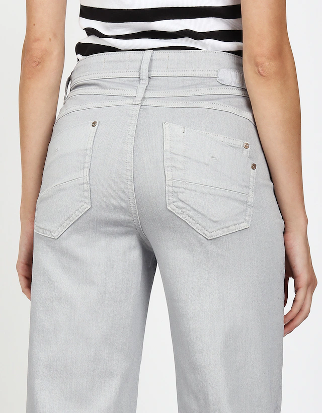 GANG Weite Jeans »94AMELIE WIDE« mit geradem Beinverlauf, weicher Denim