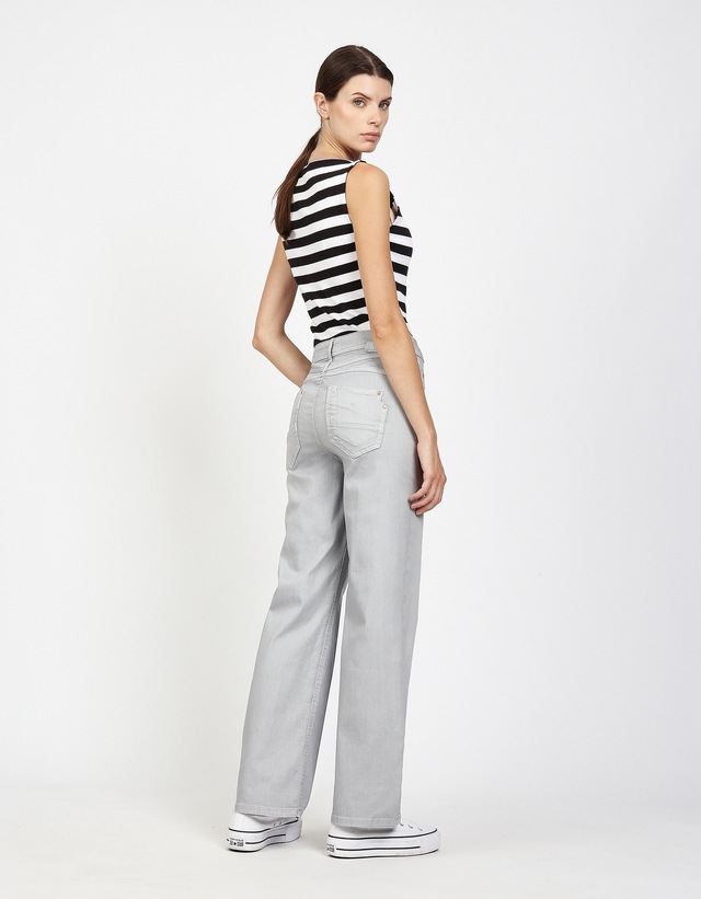 GANG Weite Jeans »94AMELIE WIDE« mit geradem Beinverlauf, weicher Denim