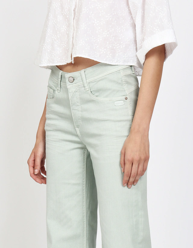 GANG Weite Jeans »94AMELIE WIDE« mit geradem Beinverlauf, weicher Denim
