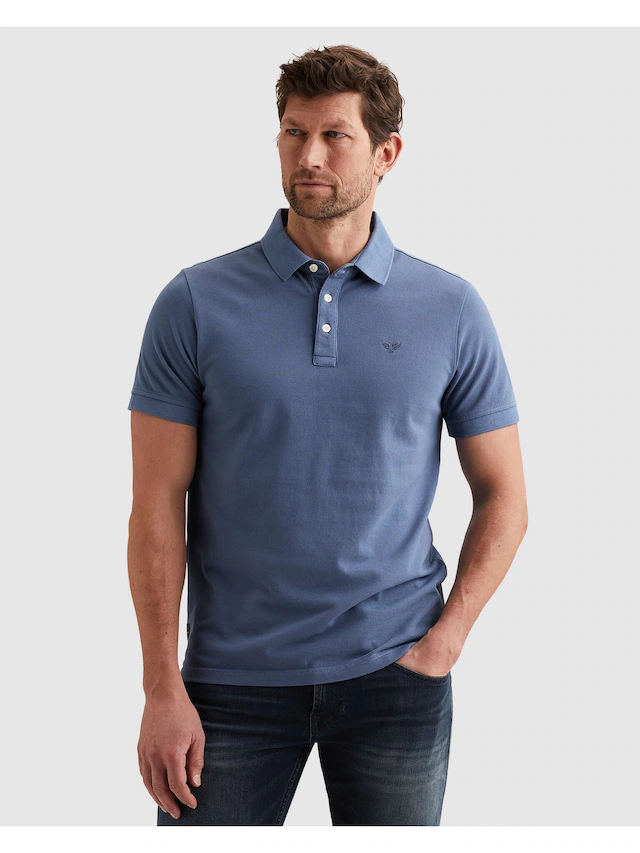PME LEGEND Poloshirt mit Logo-Stickerei