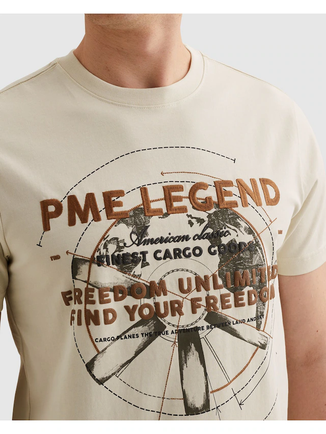 PME LEGEND T-Shirt »Short Sleeve R-Neck Heavy Jersey« mit Print, Regular Fit