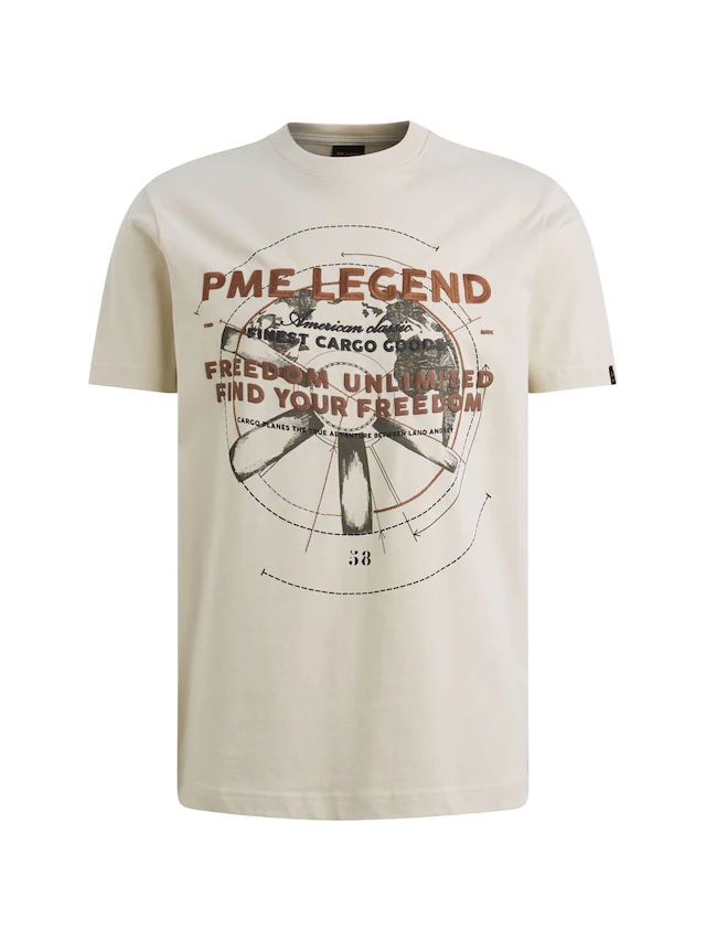 PME LEGEND T-Shirt »Short Sleeve R-Neck Heavy Jersey« mit Print, Regular Fit