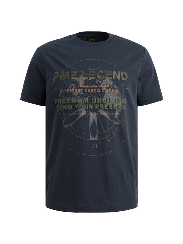 PME LEGEND T-Shirt »Short Sleeve R-Neck Heavy Jersey« mit Print, Regular Fit