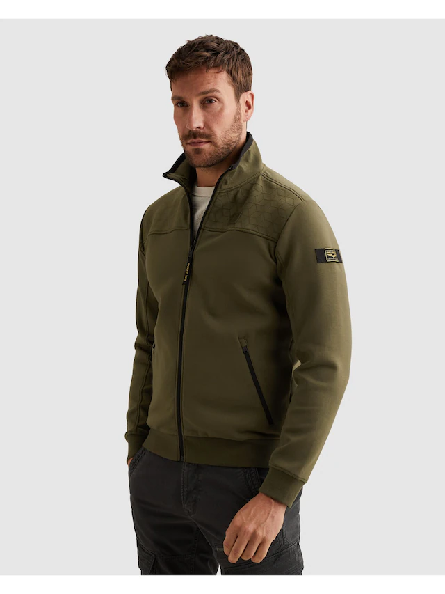 PME LEGEND Sweatjacke seitliche Eingrifftaschen mit Reißverschluss