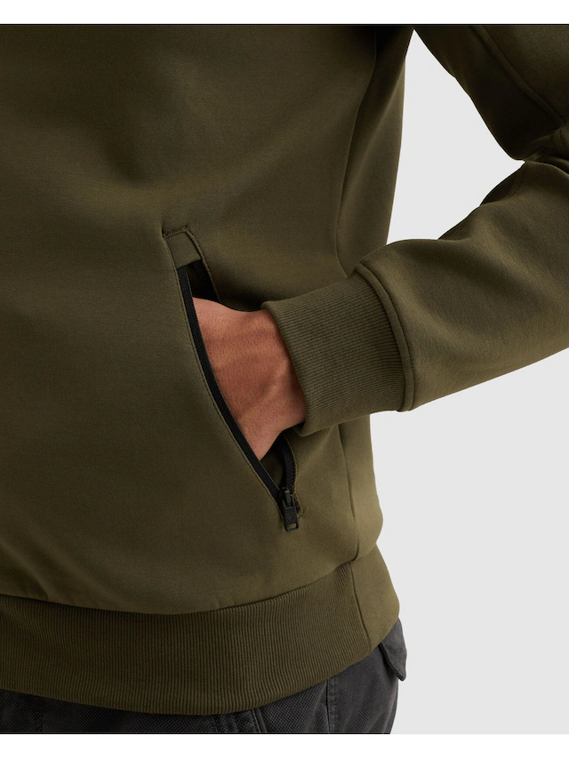 PME LEGEND Sweatjacke seitliche Eingrifftaschen mit Reißverschluss