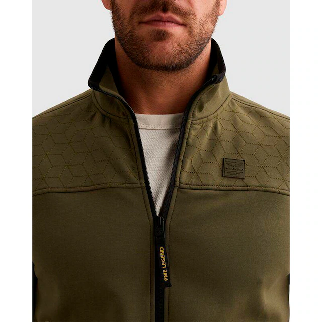 PME LEGEND Sweatjacke seitliche Eingrifftaschen mit Reißverschluss