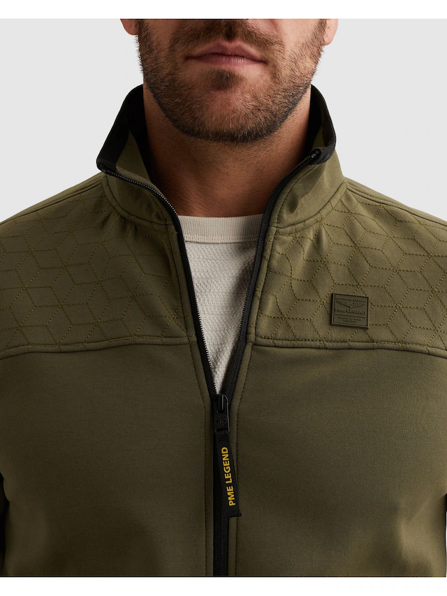 PME LEGEND Sweatjacke seitliche Eingrifftaschen mit Reißverschluss