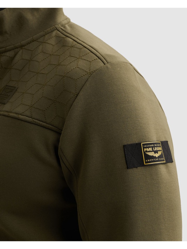 PME LEGEND Sweatjacke seitliche Eingrifftaschen mit Reißverschluss