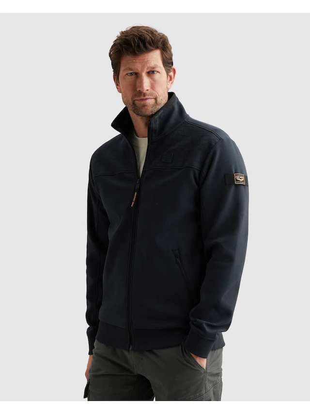 PME LEGEND Sweatjacke seitliche Eingrifftaschen mit Reißverschluss