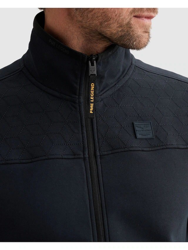 PME LEGEND Sweatjacke seitliche Eingrifftaschen mit Reißverschluss