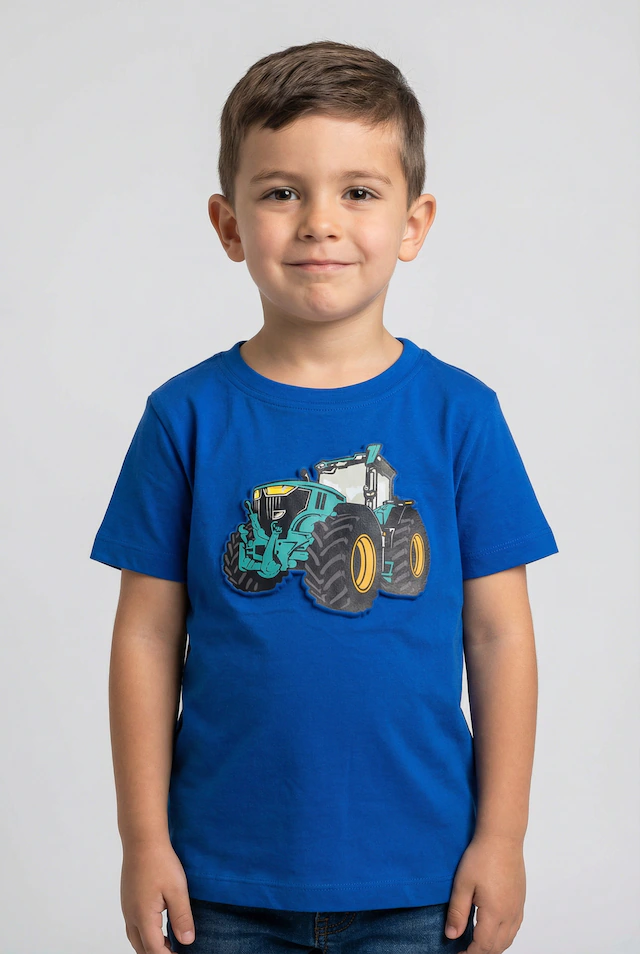 Blue Seven T-Shirt bequeme Passform, ohne Verschluss, bedruckte Optik