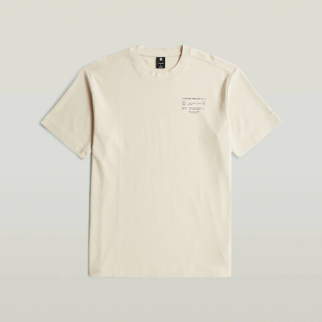 G-STAR T-Shirt »Script« mit kleinem Print auf der Brust, Regular Fit