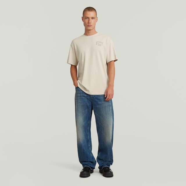 G-STAR T-Shirt »Script« mit kleinem Print auf der Brust, Regular Fit