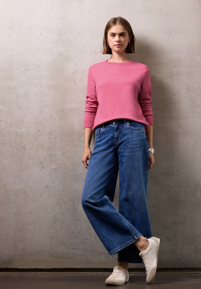 STREET ONE STUDIO Strickpullover aus softem Materialmix