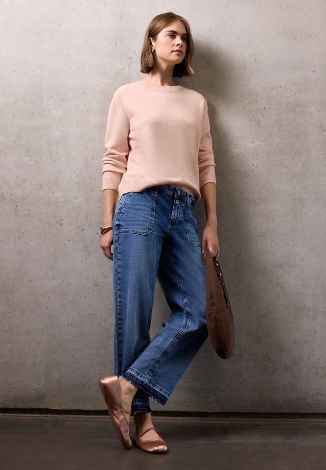 STREET ONE STUDIO Strickpullover aus softem Materialmix