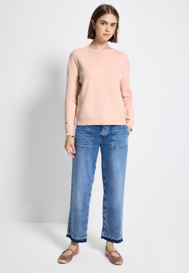 STREET ONE STUDIO Strickpullover aus softem Materialmix