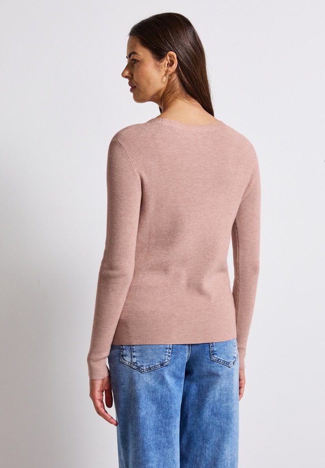 STREET ONE Strickpullover aus softem Materialmix