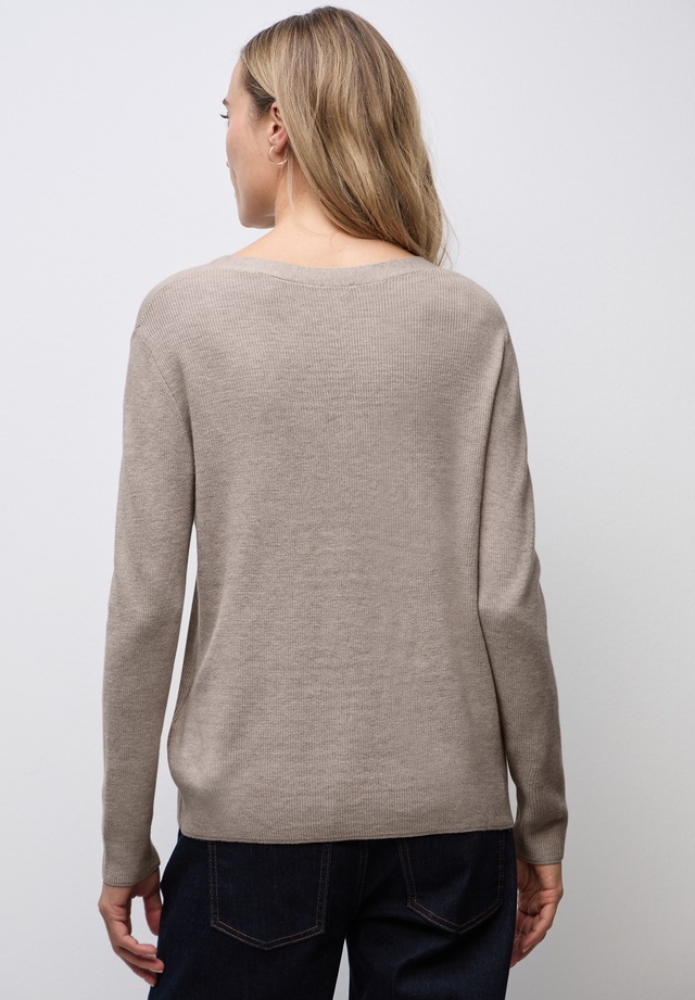 STREET ONE Strickpullover aus softem Materialmix