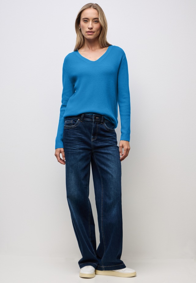STREET ONE Strickpullover aus softem Materialmix