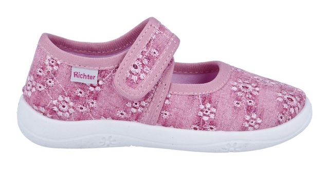Richter Hausschuh »Mia« Klettschuh, Kindergartenschuh, mit Label, Größenschablone zum Download