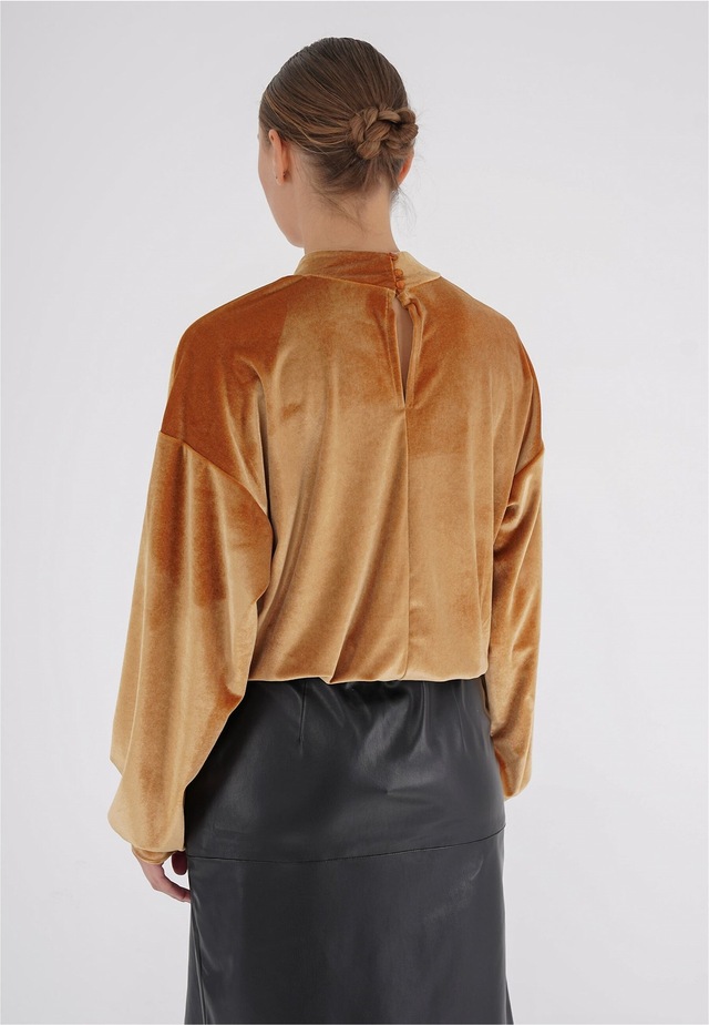 freshlions Klassische Bluse »Remy« 1 mit Knopfleiste im Nacken