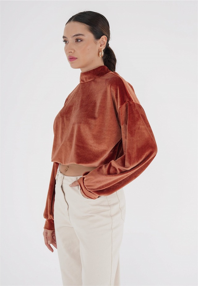 freshlions Klassische Bluse »Remy« 1 mit Knopfleiste im Nacken