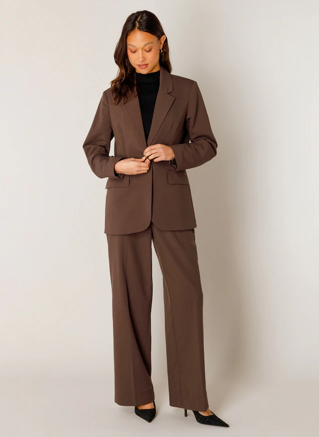 Base Level Jackenblazer »Yella« mit 1-Knopf-Verschluss und Viskose