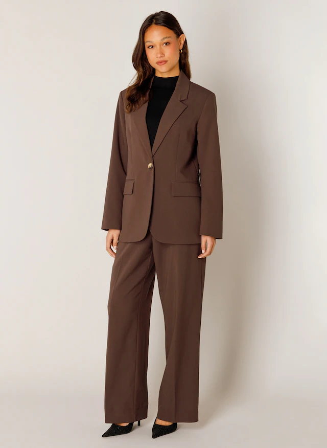 Base Level Jackenblazer »Yella« mit 1-Knopf-Verschluss und Viskose