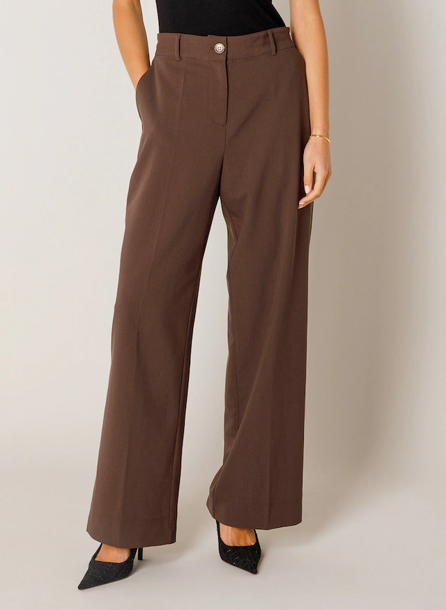 Base Level Bundfaltenhose »Yuna« mit Bundfalte und weitem Bein