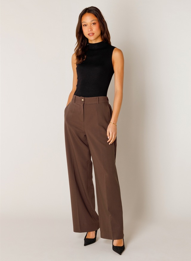 Base Level Bundfaltenhose »Yuna« mit Bundfalte und weitem Bein