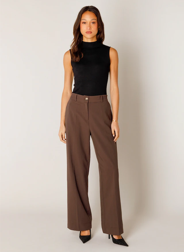 Base Level Bundfaltenhose »Yuna« mit Bundfalte und weitem Bein