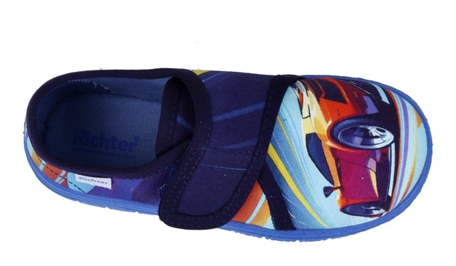 Richter Hausschuh »Mailo« Klettschuh, Kindergartenschuh mit Größenschablone zum Download