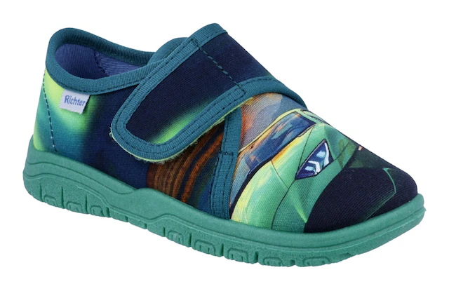 Richter Hausschuh »Mailo« Klettschuh, Kindergartenschuh mit Größenschablone zum Download