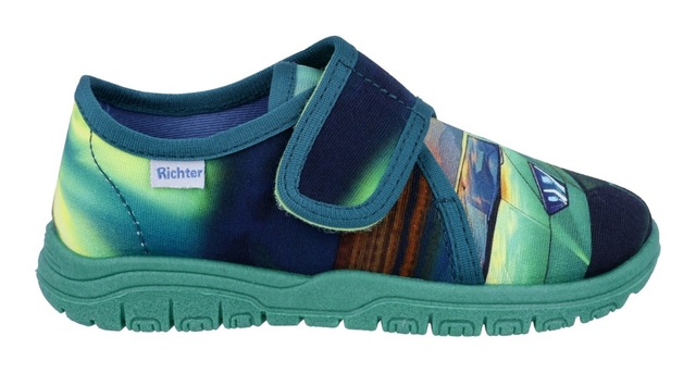 Richter Hausschuh »Mailo« Klettschuh, Kindergartenschuh mit Größenschablone zum Download