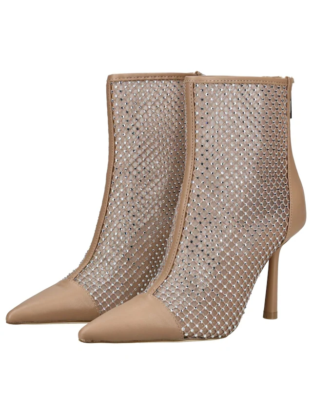 STEVE MADDEN High-Heel-Stiefelette »STEVE MADDEN Stiefelette Leder/Mesh«