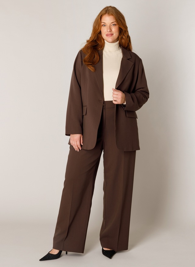 Base Level Curvy Jackenblazer »Yelena« mit großen Knopf