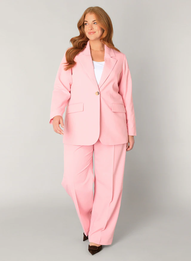 Base Level Curvy Jackenblazer »Yelena« mit großen Knopf