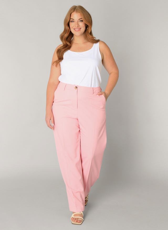 Base Level Curvy Bundfaltenhose »Yunia« mit Viskose und Stretch
