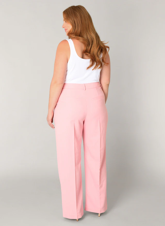 Base Level Curvy Bundfaltenhose »Yunia« mit Viskose und Stretch