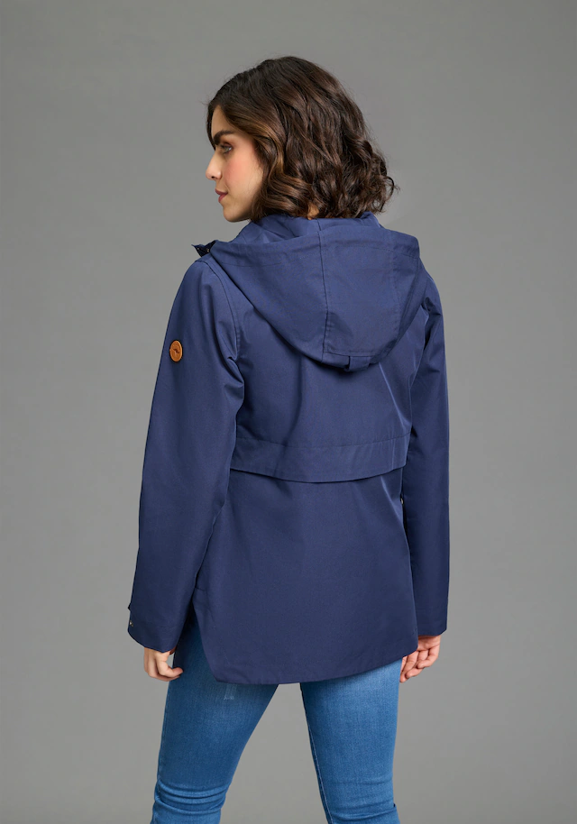 KangaROOS Outdoorjacke mit Kapuze Übergangsjacke gefütterte Kapuze, Kordelzug, Klappentaschen