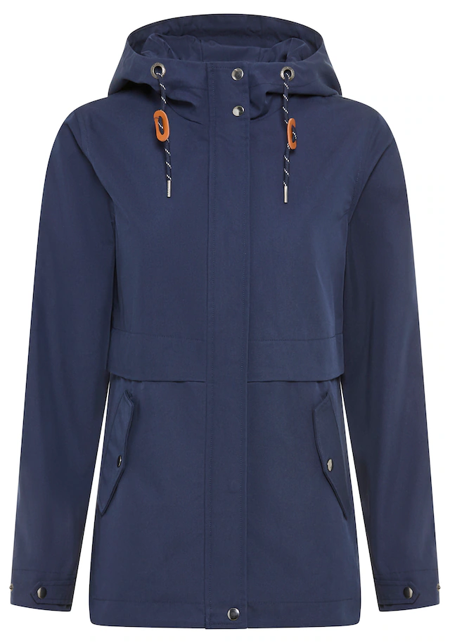 KangaROOS Outdoorjacke mit Kapuze Übergangsjacke gefütterte Kapuze, Kordelzug, Klappentaschen