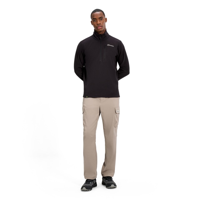 Berghaus Strickfleece-Pullover mit Half-Zip, aus Strickfleece, auch in großen Größen